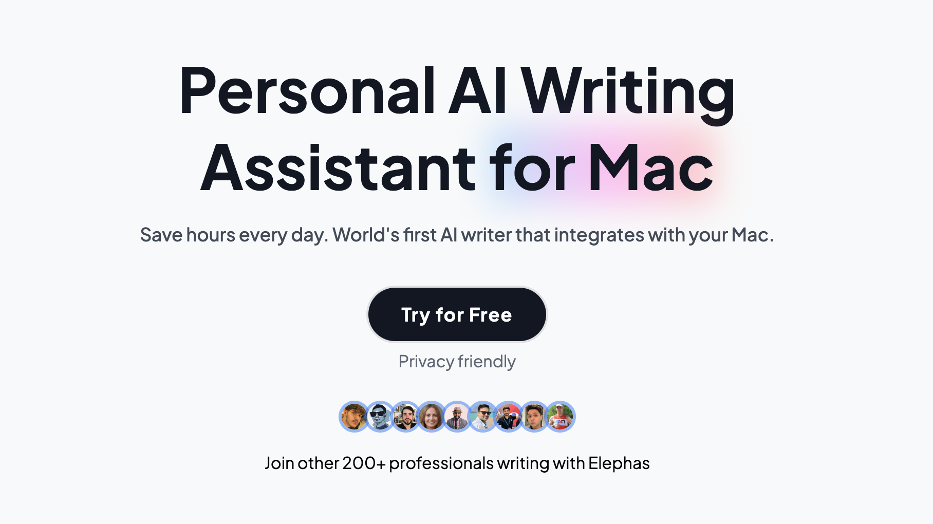 Elephas - Personal AI Writing Assistant for Mac