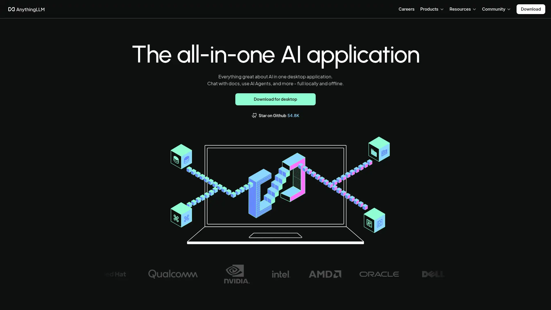 AnythingLLM workspace interface
