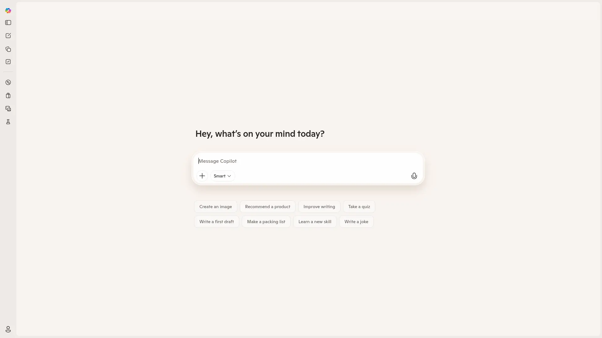 Microsoft 365 Copilot interface