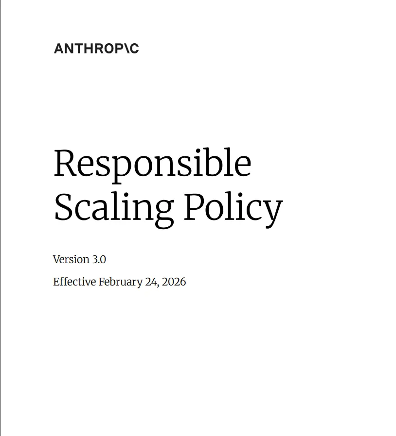 Three major changes in Anthropic RSP v3.0