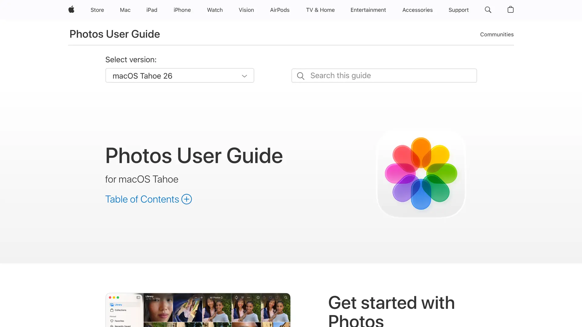 Photos on Mac showing the Clean Up tool removing an object