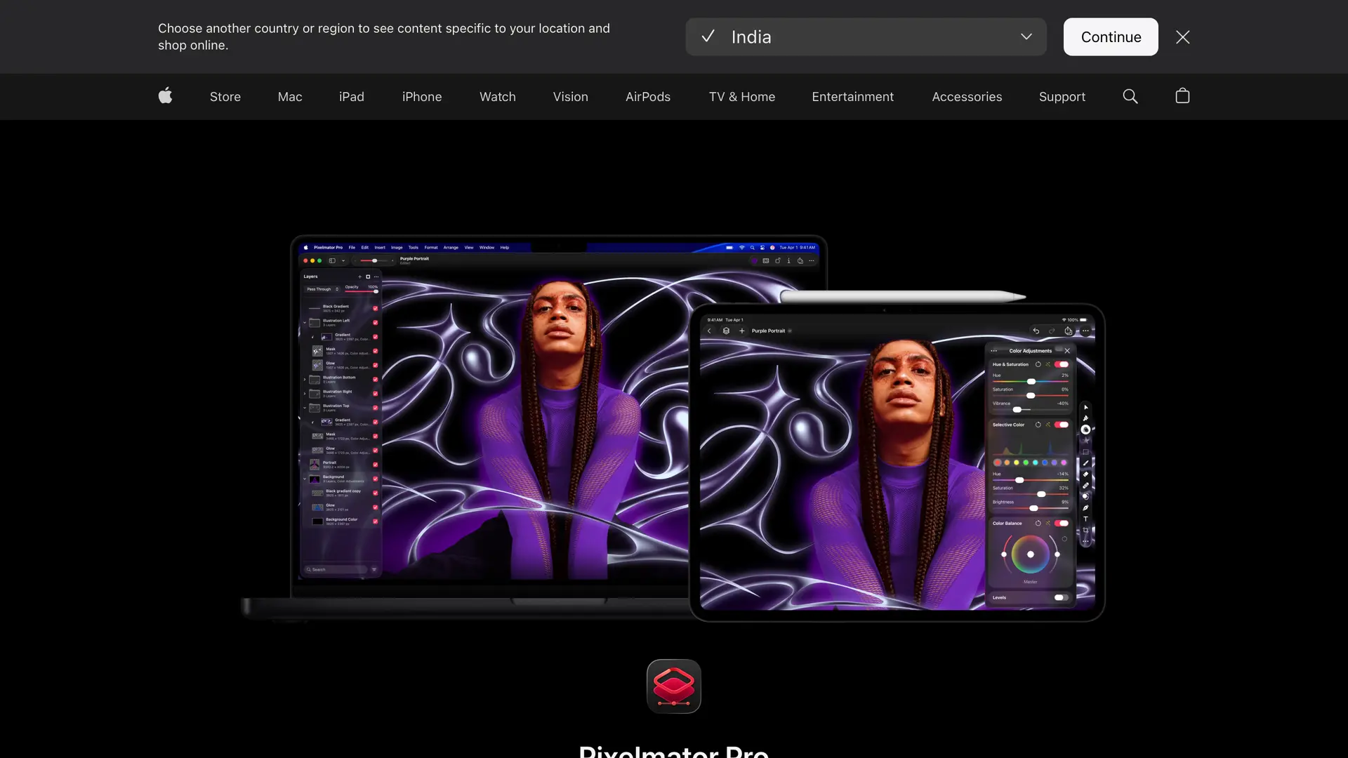 Pixelmator Pro on Mac generating an Image Playground layer