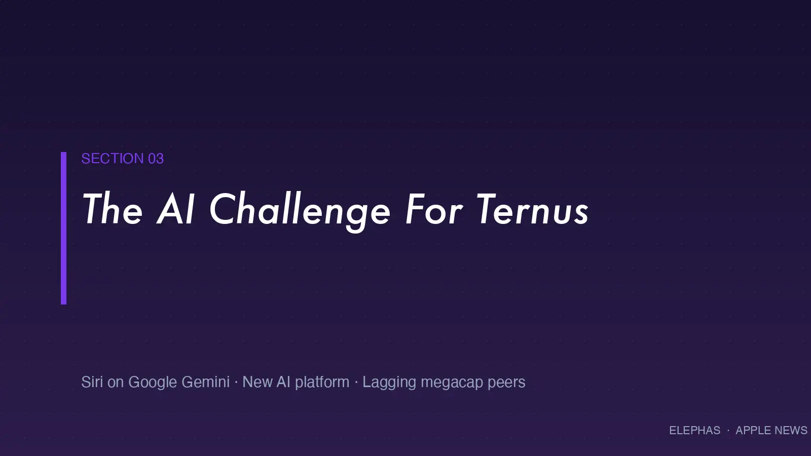 CEO John Ternus AI challenge — Siri, Gemini, Apple AI gap
