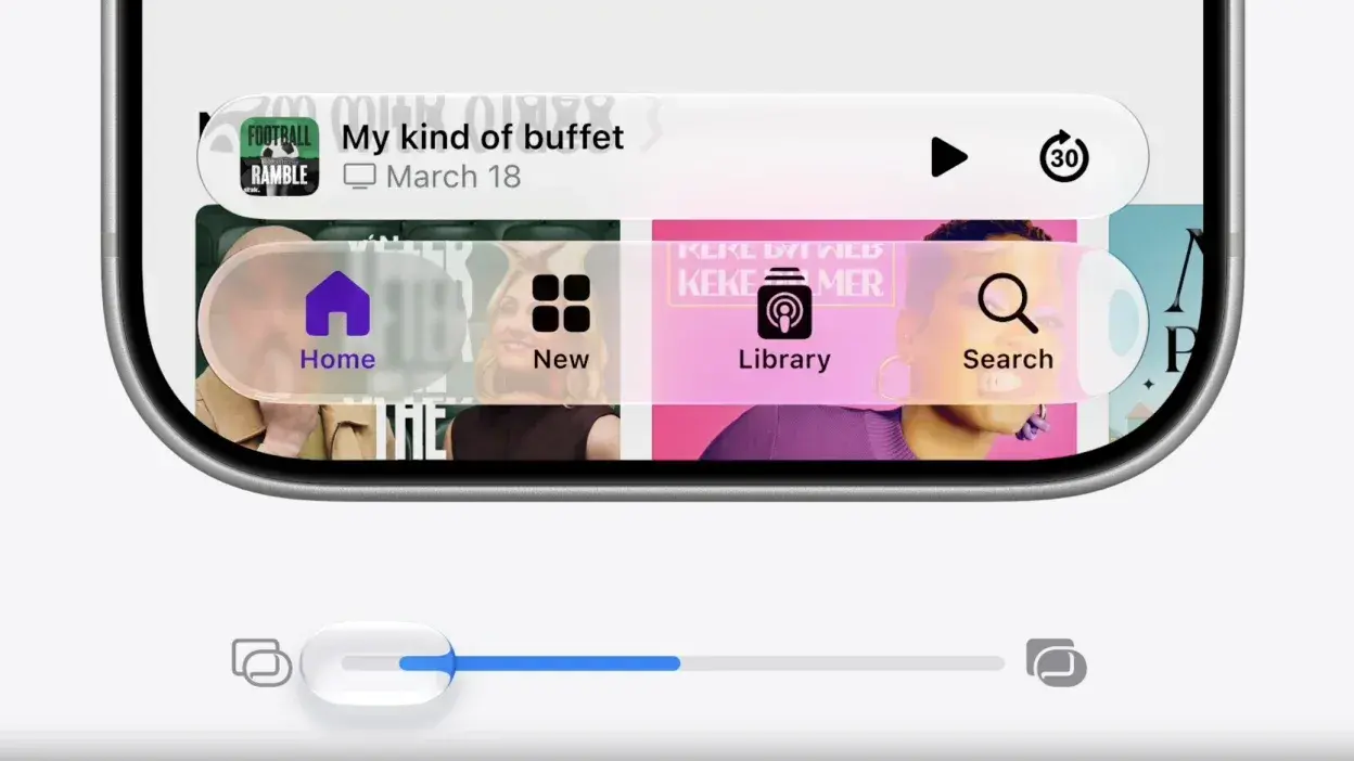 The lineup of Apple software moving to version 27, shown at WWDC 2026