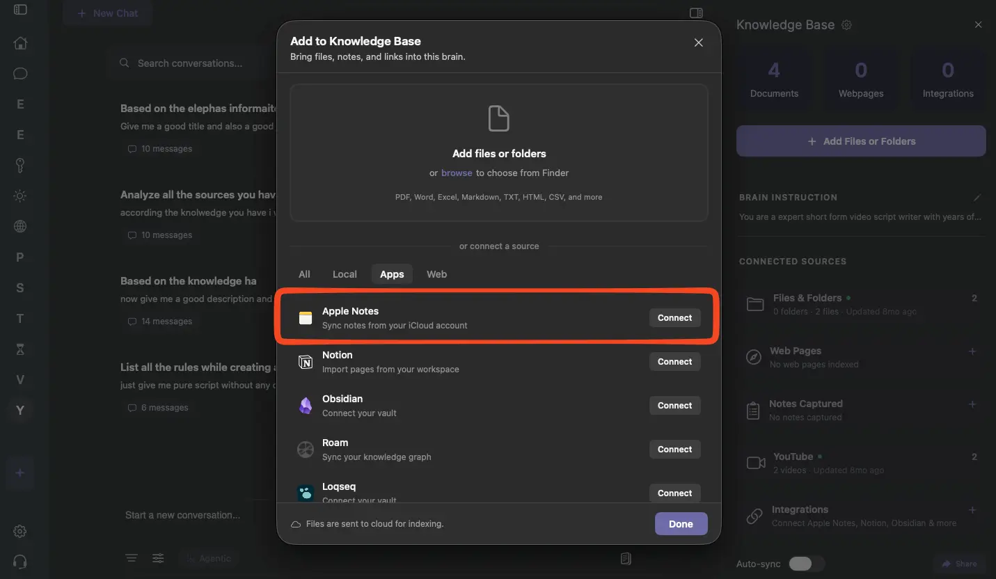 Apple Intelligence settings screen showing how to enable AI features