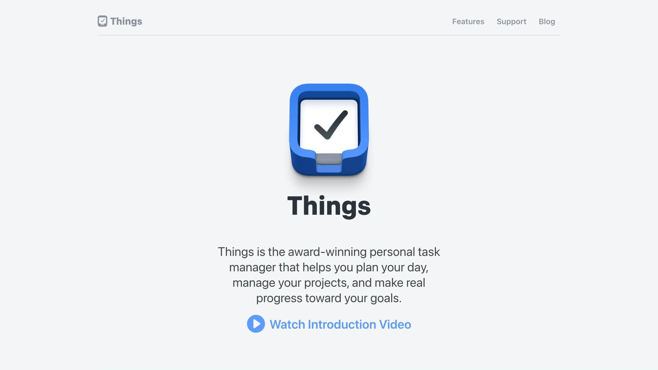 Things, a task manager whose users are asking for App Intents support