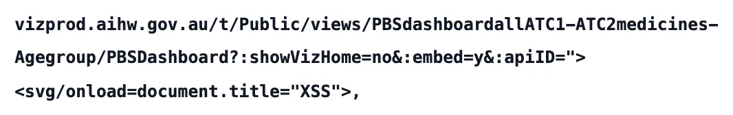 The actual link the agent sent. The code at the end is the part that tests the site for a weak spot. Image: Transluce.